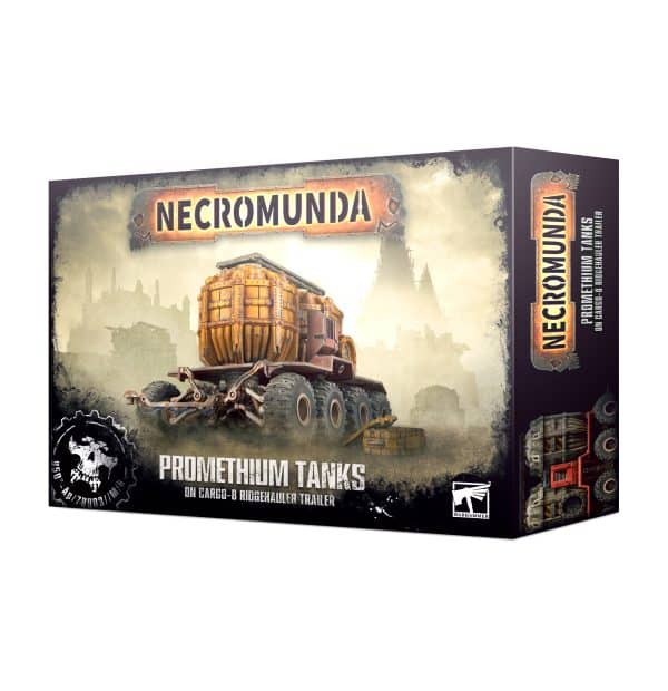 Necromunda : Promethium Tanks on Cargo-8 Ridgehauler Trailer