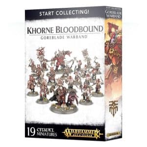 Start Collecting ! Khorne Bloodbound Goreblade Warband