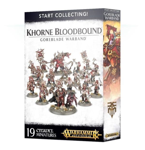 Start Collecting ! Khorne Bloodbound Goreblade Warband