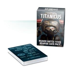 Adeptus Titanicus : Reaver Battle Titan Weapon Card Pack