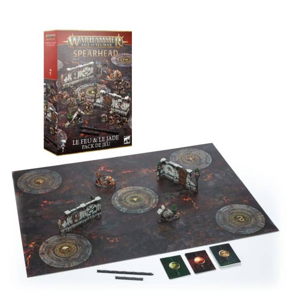 Pack de Jeu Warhammer Age of Sigmar : Fer de Lance - Le Feu et le Jade