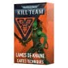 Kill Team : Cartes Techniques - Lames de Khaine