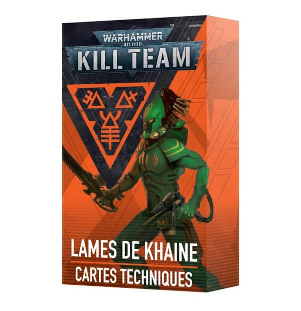 Kill Team : Cartes Techniques - Lames de Khaine